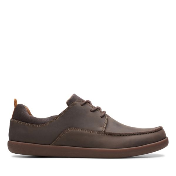 Clarks Mens Un Lisbon Lace Trainers Brown | CA-412386